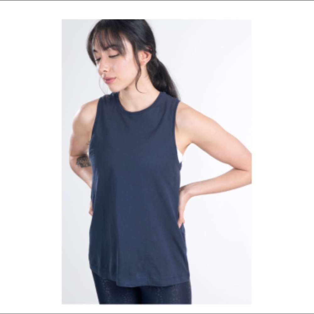 DYI Modern Muscle Tank - Navy Blazer XS